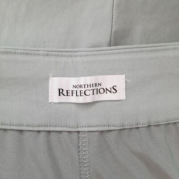 NORTHERN REFLECTIONS | Skort Pull-On Stretch Mini Skirt Style Pastel Green Sz XL - Picture 9 of 10